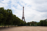 Fototapeta Boho - Eiffel tower in Paris.