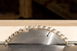© diyanadimitrova - close up for circular saw in carpenter's shop