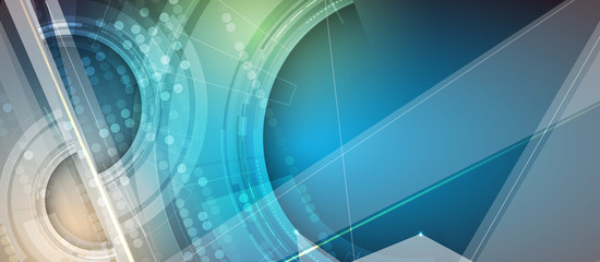 New future technology concept abstract background