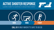 Active shooter response safety procedure