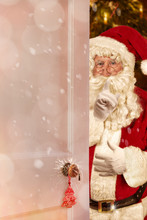 Father Christmas At The Door