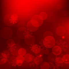 Wall Mural - Christmas red background 