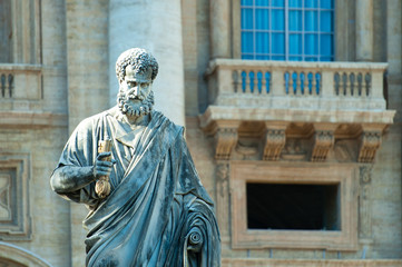Large statue of St. Peter