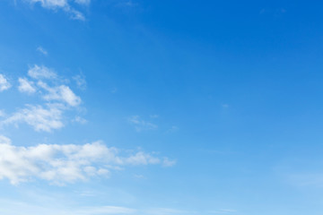 Wall Mural - clear blue sky and white cloud
