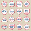 © Patt - Discount sale free labels, banner and badges vector set