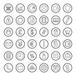 © bsd studio - E-commerce. Online shop linear icons set