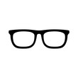 eyeglasses flat icon for app and website