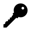 Access key flat icon for apps and website