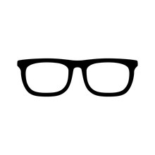 Eyeglasses Flat Icon For App And Website