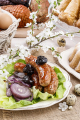 Sticker - Sausage with plums and onion