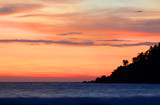 Fototapeta Zachód słońca - Wild beautiful beaches of Sri Lanka. Asia.