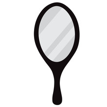 Lady In Mirror Frame Free Stock Photo - Public Domain Pictures