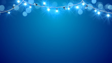Christmas Blue Light Bulbs
