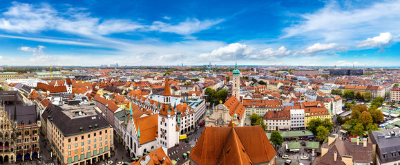 Sticker - Aerial view of Munich