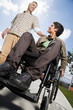 © xixinxing - Father with disabled son
