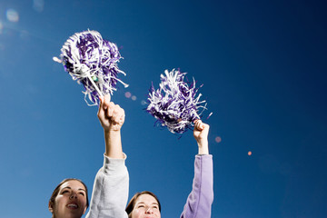 Wall Mural - Girls cheerleading