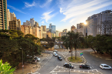 Wall Mural - Downtown Sao Paulo in the morning