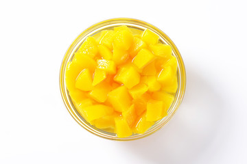 Wall Mural - Canned peach pieces