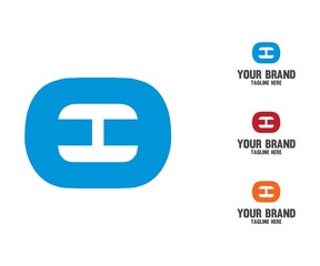 Wall Mural - Double E Initial Logo Mark