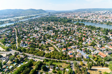 Aerial View Of Vienna City Skyline