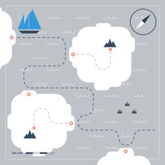 Sailing map