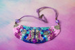 Luxury jewelry handmade pink diamonds and crystal beads