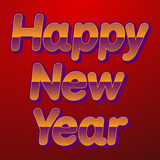Fototapeta Młodzieżowe - Happy New Year celebration background. Vector illustration