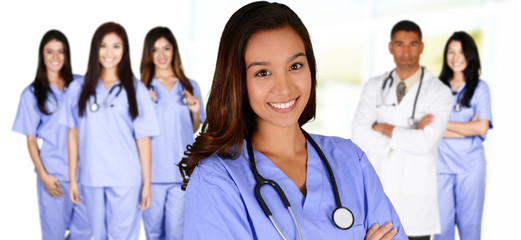 Canvas Print - Nurse In Hospital