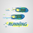 Logo athletics running club