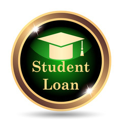 Canvas Print - Student loan icon