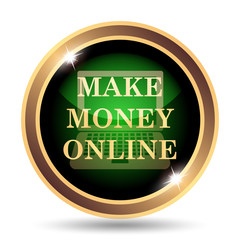 Poster - Make money online icon