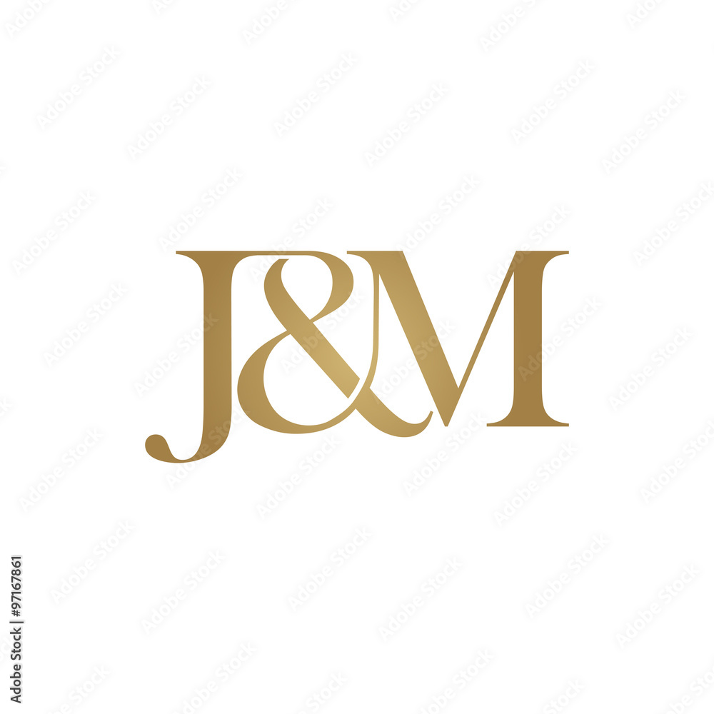 J&M Initial logo. Ampersand monogram logo Stock Vector | Adobe Stock 