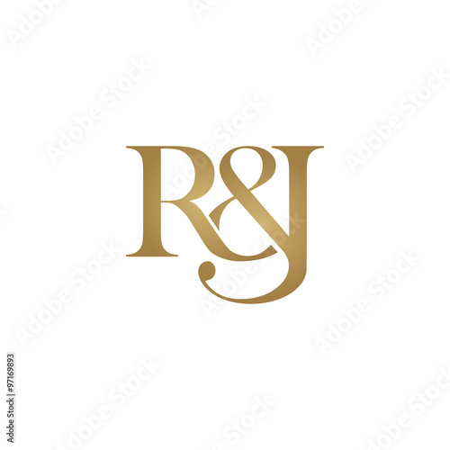 R&J Initial logo. Ampersand monogram logo Stock Vector Adobe Stock