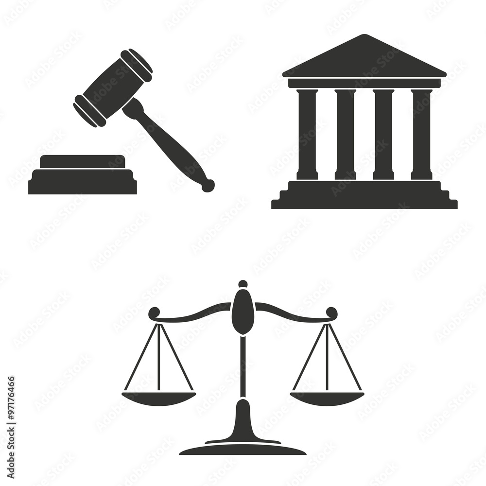 Issue Court Icon Court icon. Stock Vector | Adobe Stock
