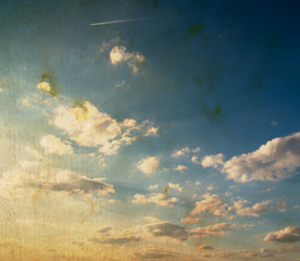 Wall Mural - Grunge image of sky background.