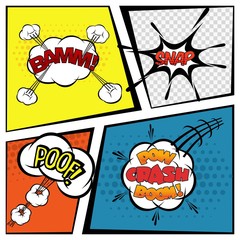 Wall Mural - Comic Speech Bubbles