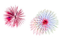 Colorful Fireworks Light On The Sky