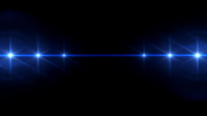 Wall Mural - spotlight array blue color