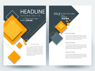 abstract vector modern flyers brochure / annual report /design templates / stationery with white bac