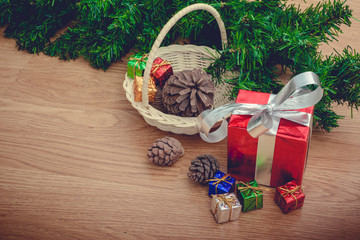 Wall Mural - Stacks of Christmas presents