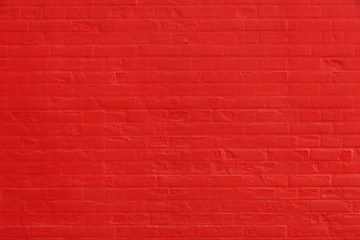 Red brick wall texture background