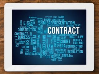 Wall Mural - Contract