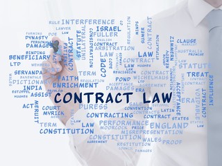 Wall Mural - Contract law