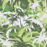 Fototapeta Miasta - Palm trees,seamless background
