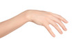 © Alex - Beauty and Health theme: beautiful elegant female hand show gesture on an isolated white background in studio