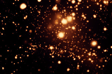 Canvas Print - abstract background with glitter bokeh lights. image is blurred