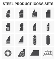 Wall Mural - Steel product icon