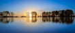 canvas print picture - Sunrise Lake