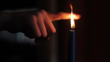 Playing With Fire, Passing Finger Through Candle Flame
