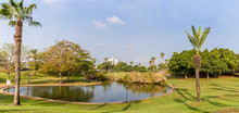 The Artificial Pond In Park